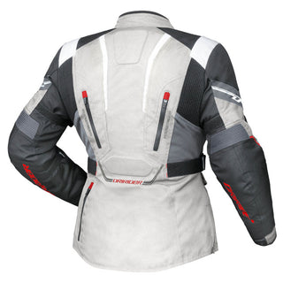 Dririder Apex 5 Ladies Motorcycle Jacket - Grey/White/Black