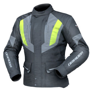 Dririder Vision Men's Motorcycle Jacket - Black/Yellow