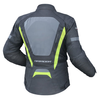 Dririder Vision Men's Motorcycle Jacket - Black/Yellow