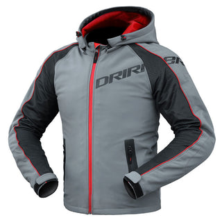 Dririder Atomic Men's Motorcycle Hoodie - Grey