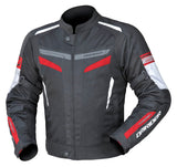 Dririder Air-Ride 5 Men's Motorcycle Jacket - Black/Red