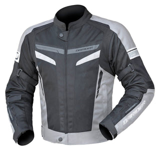 Dririder Air-Ride 5 Men's Motorcycle Jacket - Silver/Black