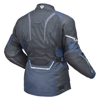 Dririder Apex 5 Airflow Ladies Motorcycle Jacket - Black-Atlantic-Blue