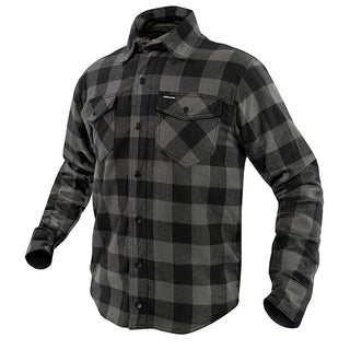 Argon Hatchet Flanno Motorcycle Jacket - Black/Grey