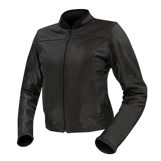 Argon Abyss Perforated Ladies Motorcycle Jacket - Black