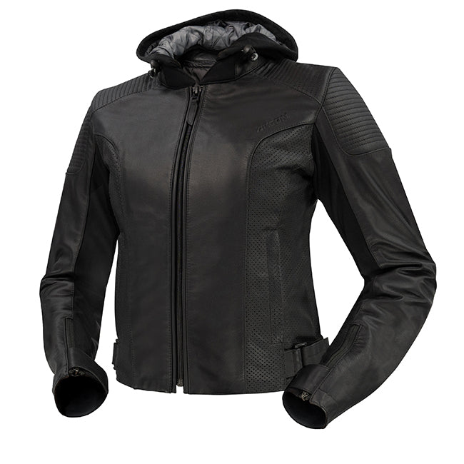 Argon Impulse Perforated Ladies Motorcycle Jacket - Black