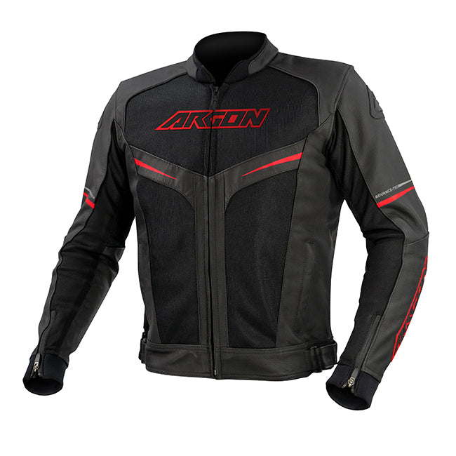 Argon Fusion Motorcycle Jacket - Black/Red