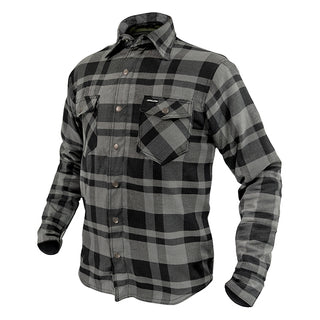 Argon Savage Flanno Motorcycle Jacket - Black/Grey