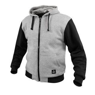 Argon Renegade Fleece Motorcycle Hoodie - Grey/Black