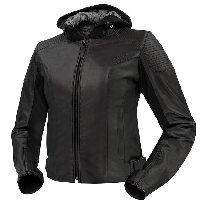 Argon Impulse Non Perforated Ladies Motorcycle Jacket - Black