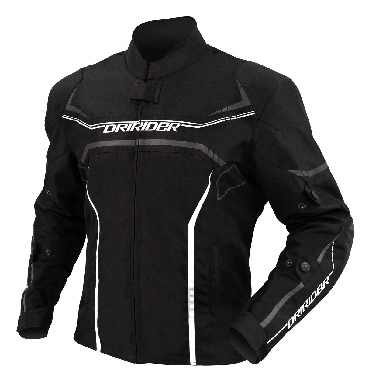 Dririder Origin Motorcycle Jacket - Black/White
