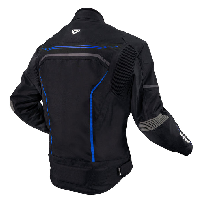 Dririder Origin Motorcycle Jacket - Black/Blue