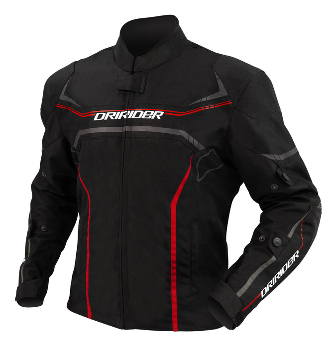 Dririder Origin Motorcycle Jacket - Black/Red