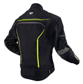 Dririder Origin Motorcycle Jacket - Black/Hi-Vis