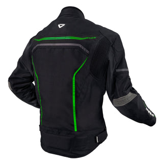 Dririder Origin Motorcycle Jacket - Black/Green