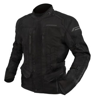 Dririder Compass 4 Motorcycle Jacket - Black/Dark Grey