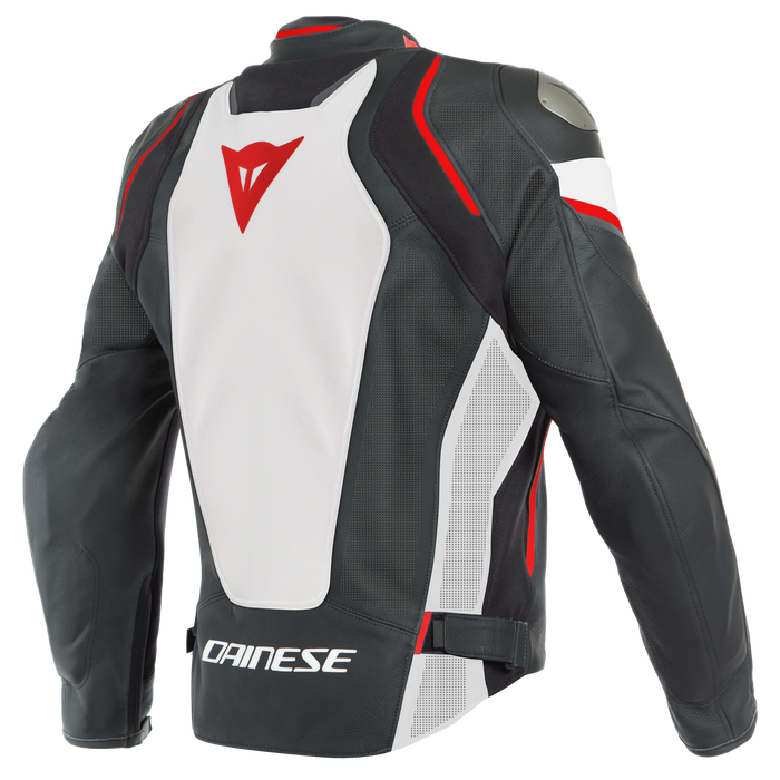 Dainese Racing 3 D-Air Performance Jacket - Black/White/Lava-Red