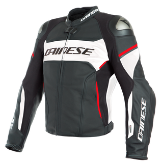 Dainese Racing 3 D-Air Performance Jacket - Black/White/Lava-Red