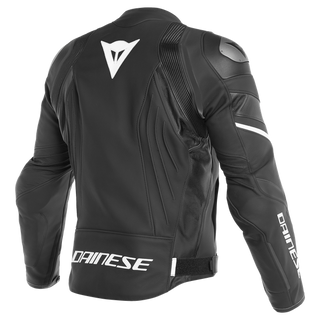 Dainese Avro 4 Leather Jacket -Black-Matt/Black-Matt/White