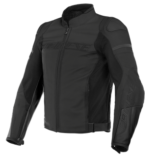 Dainese Agile Performance Leather Jacket - Black-Matt/Black-Matt/Black-Matt