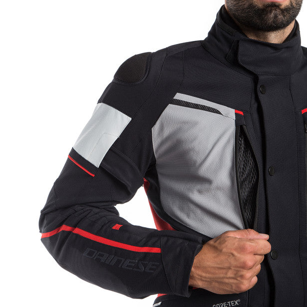 Dainese Carve Master 2 Gore-Tex Jacket - Black/Frost-Grey/Red