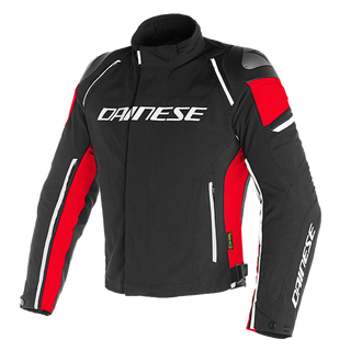 Dainese Racing 3 D-Dry Jacket - Black/Black/Red