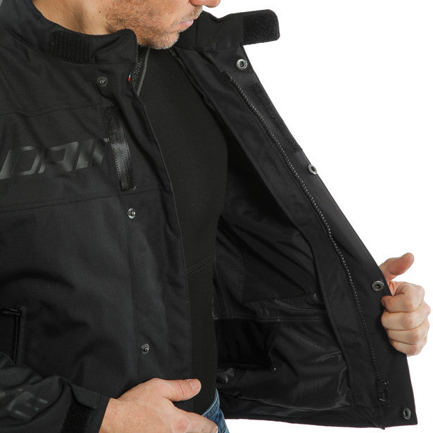 Dainese Saetta D-Dry Jacket - Black/Black/Black