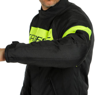 Dainese Saetta D-Dry Jacket - Blue/Fluro Yellow/Black