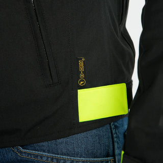 Dainese Saetta D-Dry Jacket - Blue/Fluro Yellow/Black