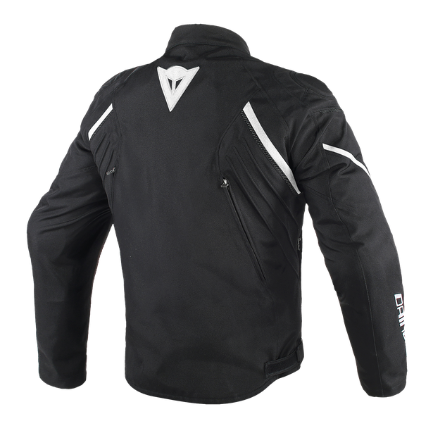 Dainese Avro D2 Textile Motorcycle Jacket - Black/Black/White