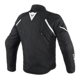 Dainese Avro D2 Textile Motorcycle Jacket - Black/Black/White