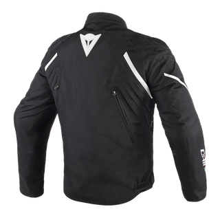 Dainese Avro D2 Textile Motorcycle Jacket - Black/Black/White