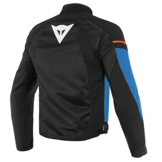 Dainese Air Frame D1 Textile Jacket - Black/Light Blue/Fluo-Red