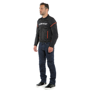 Dainese Air Frame D1 Textile Jacket - Black/White/Fluro Red