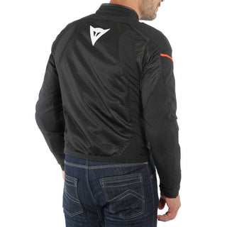 Dainese Air Frame D1 Textile Jacket - Black/White/Fluro Red