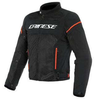 Dainese Air Frame D1 Textile Jacket - Black/White/Fluro Red