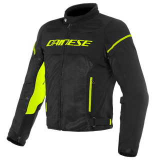 Dainese Air Frame D1 Textile Jacket - Black/Black/Fluro Yellow