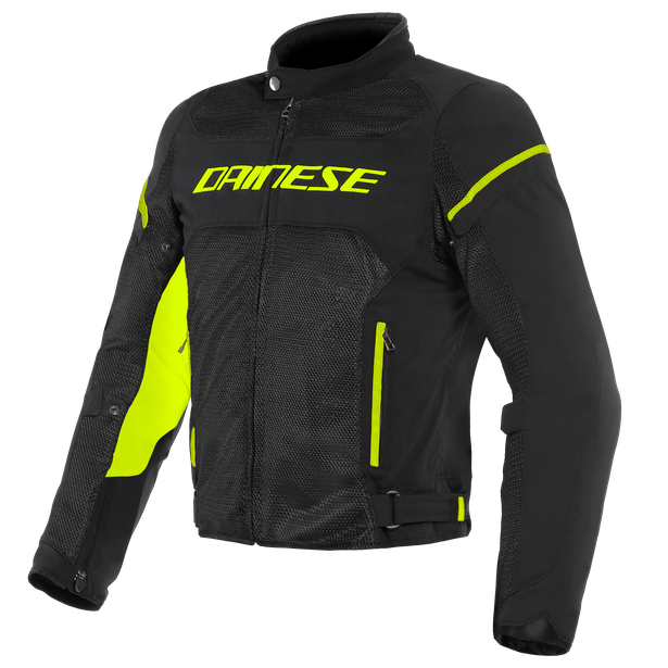 Dainese Air Frame D1 Textile Jacket - Black/Black/Fluro Yellow