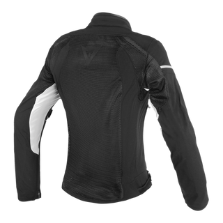 Dainese Air Frame D1 Lady Tex Jacket - Black/Black/White