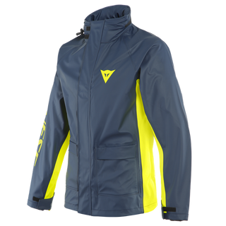 Dainese Storm 2 Unisex Jacket - Black-Iris/Fluo-Yellow