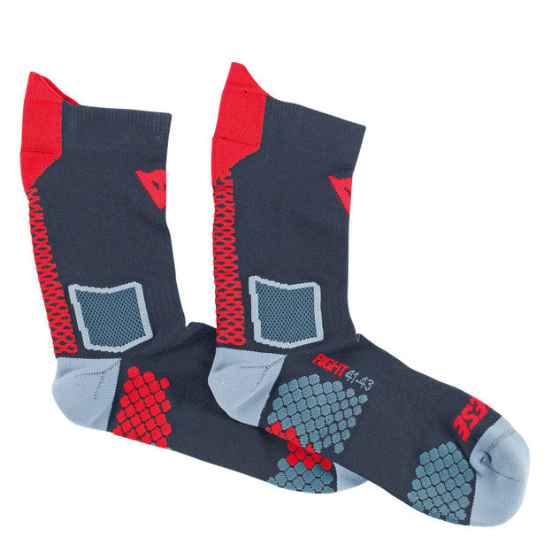 Dainese D-Core Mid Socks - Black/Red
