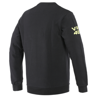 Dainese VR46 Team Sweatshirt - Black/Fluro-Yellow