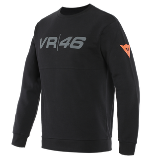 Dainese VR46 Team Sweatshirt - Black/Fluro-Yellow