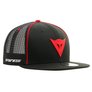 Dainese 9Fifty Trucker Snapback Cap - Black/Red