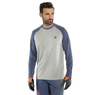 Dainese HG Tsingy Long sleeve Jersey - Light Grey/Blue