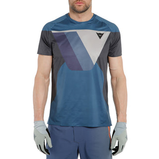 Dainese Hg Kaindy Short Sleeves Jersey - Blue/Dark-Gray