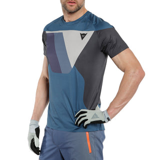 Dainese Hg Kaindy Short Sleeves Jersey - Blue/Dark-Gray