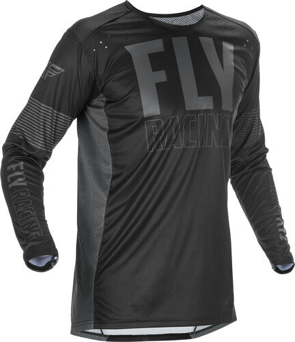 Fly Racing Lite 2022 Motorcycle Jersey - Black/Grey