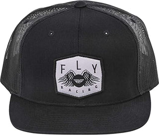 Fly Racing Freedom Trucker Youth Motorcycle Hat - Black