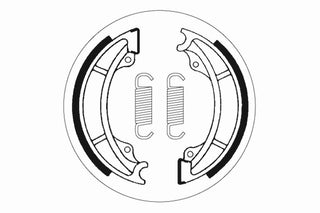 SBS Brake Shoes Front/ Rear - 2122-
